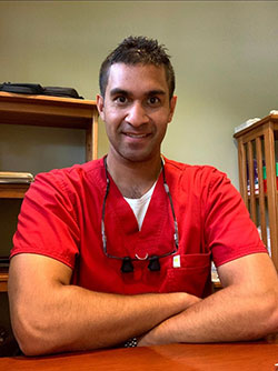 photo of dr. Phakey at westfield nj dental office